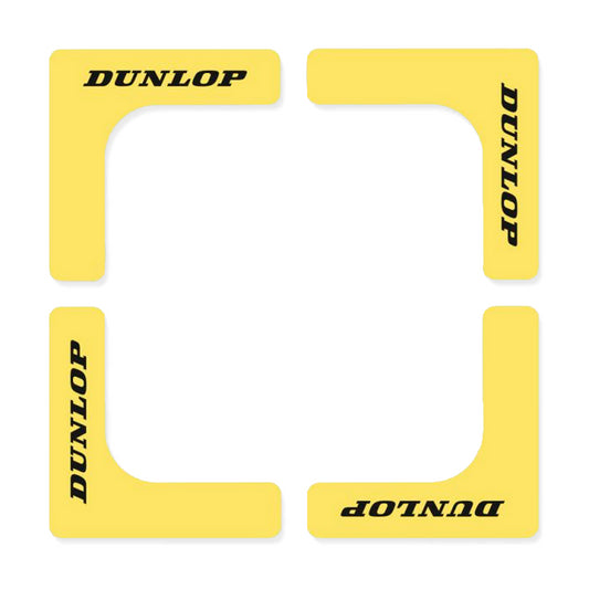 Dunlop Badminton Court Edge - Yellow (8 Pack)