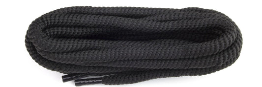 Shoestring Polyvelt Twist Badminton Shoe Laces - Black 140cm