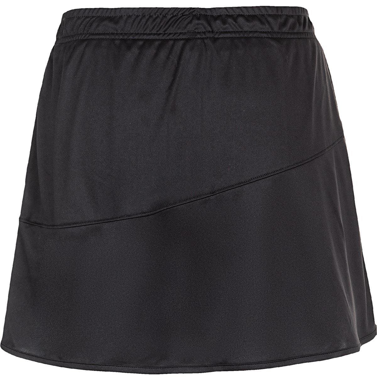 The FZ Forza Liddi 2 in 1 Women's Badminton Skirt in Black showcases a simple yet elegant Danish design by FZ Forza. It features an elastic waistband and a diagonal seam for subtle detail, and its smooth, lightweight fabric is ideal for both badminton and casual wear due to its quick-drying capabilities.