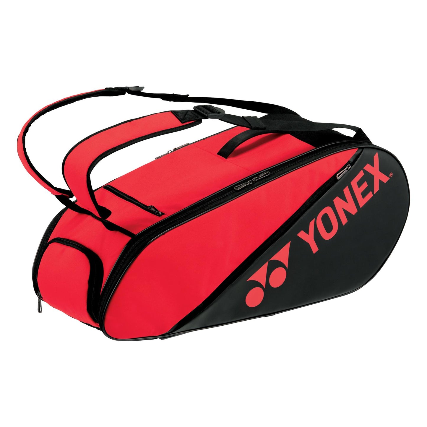 Yonex 6 Piece Active Badminton Racket Bag 82226 - Black / Red