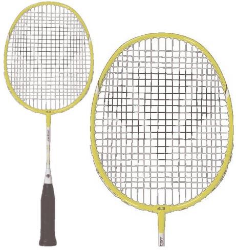 Carlton Mini-Blade ISO 4.3 Junior Badminton Racket - White / Yellow