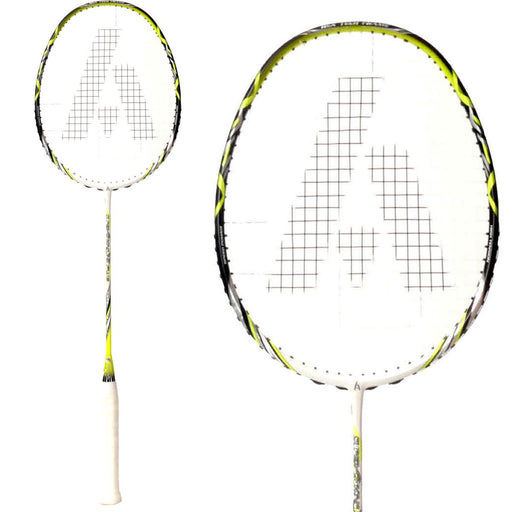 Ashaway Superlight 10 Hex Badminton Racket - White Green