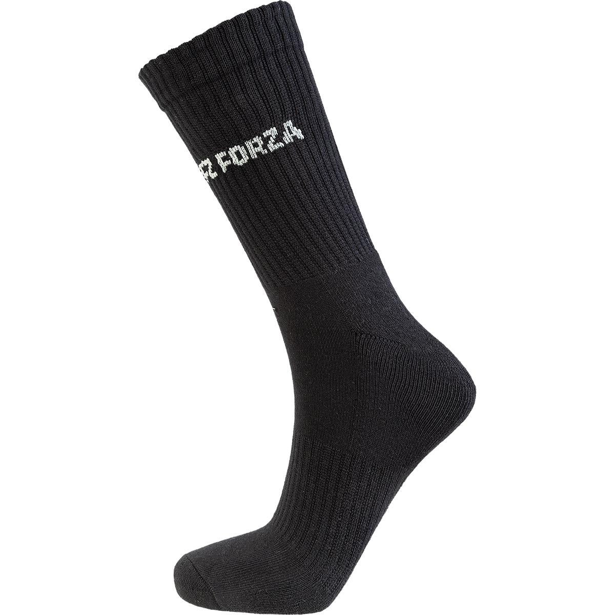 FZ Forza Comfort Long Black Badminton Socks - 1 Pair