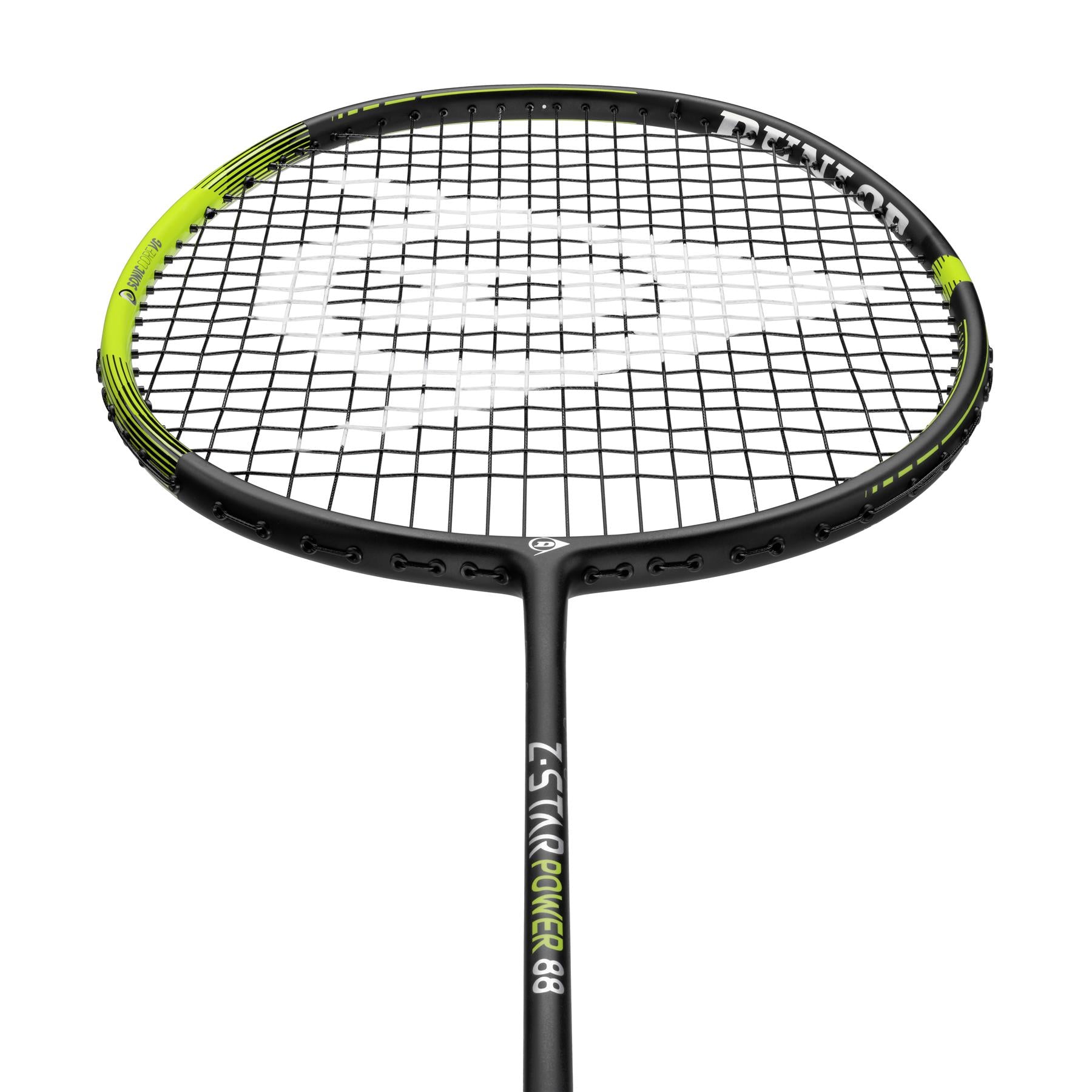 Dunlop Z-Star Power 88 Badminton Racket - Black / Green