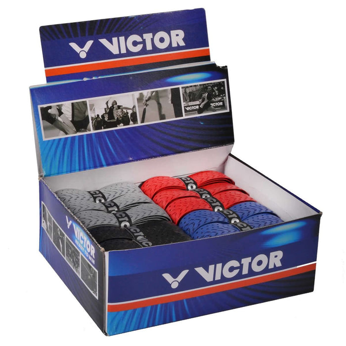 Victor Fishbone Badminton Racket Grip - Box of 25 Assorted Colors