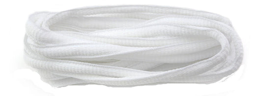 Shoestring Oval 6mm Badminton Shoe Laces - White 152cm