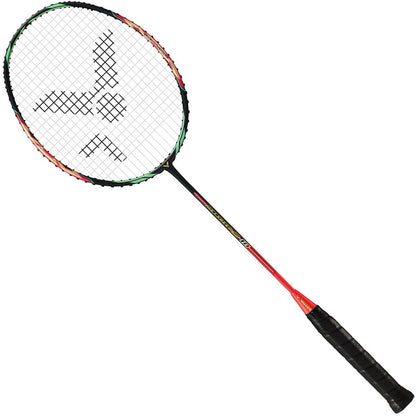 Victor Jetspeed S 10 Q Badminton Racket - Red Black
