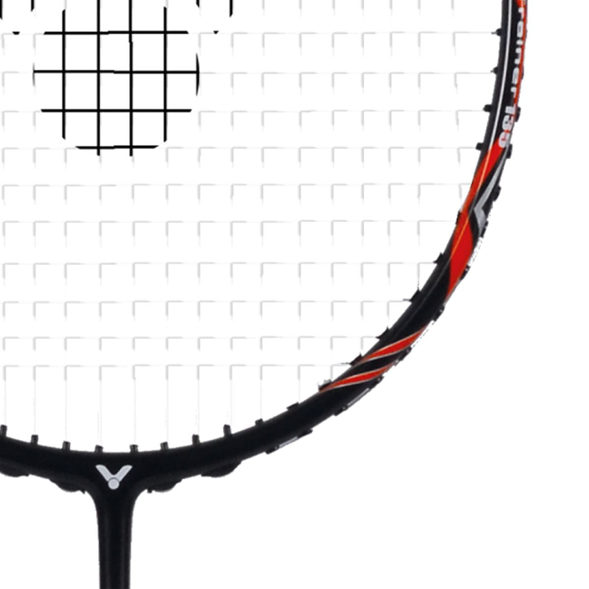 Victor Trainer 135 Badminton Racket - Black Red