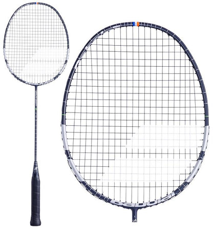 Babolat Satelite Gravity 78 LTD Badminton Racket - Cyberspace Black / Silver