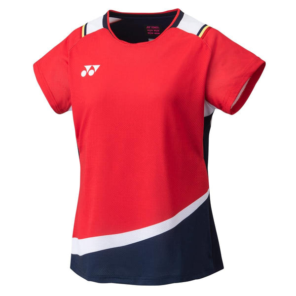 Yonex 20685 Womens Shirt - Ruby Red — Badminton HQ