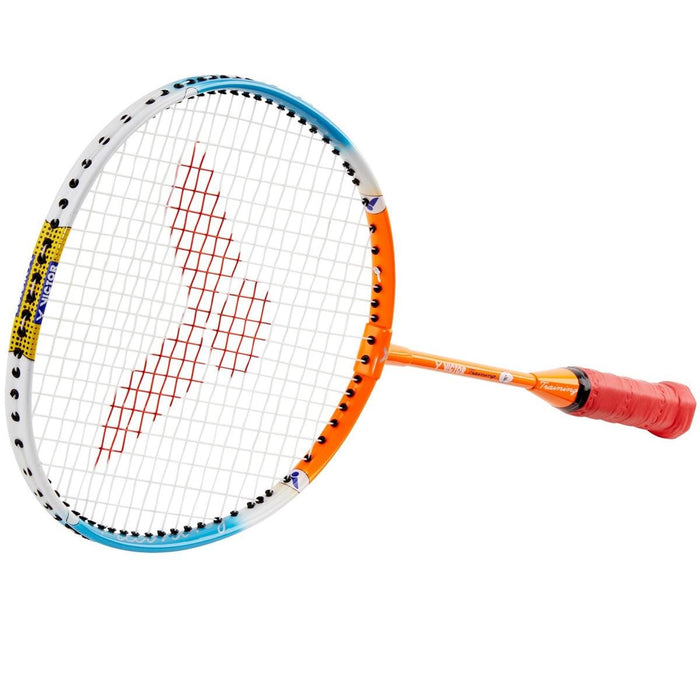 Victor Training Badminton Racket - Orange Blue - Beginner — Badminton HQ