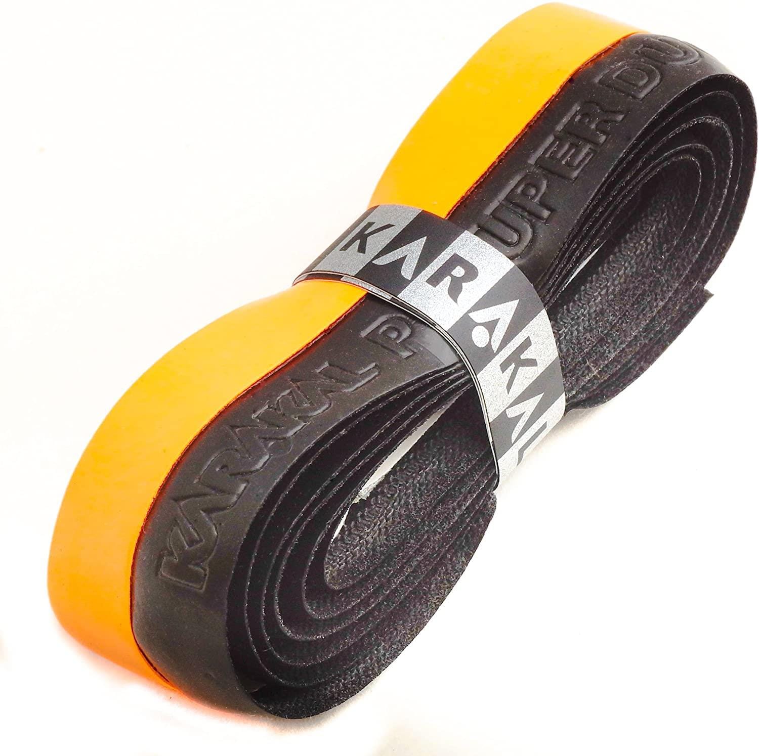 Karakal PU Badminton Duo Super Grip Single - Black / Orange