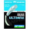 Yonex BG 66 Ultimax Badminton String White - 0.65mm 10m Packet