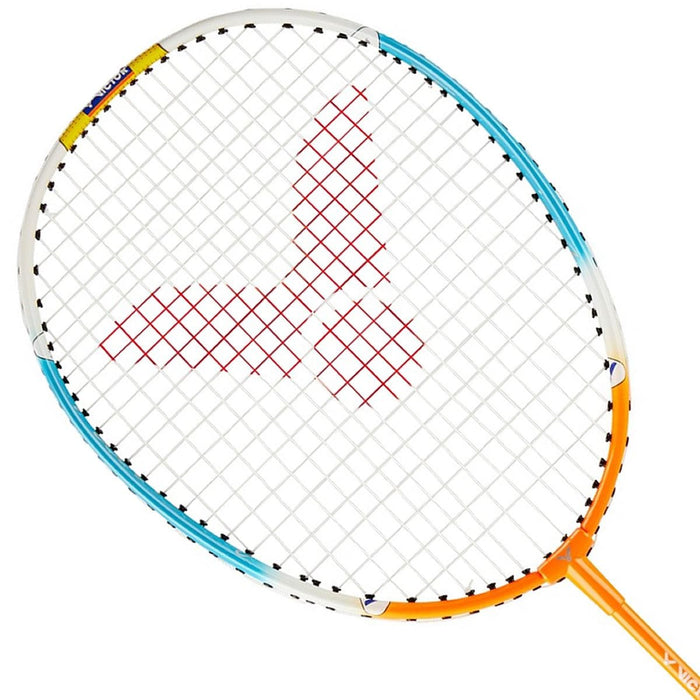Victor Training Badminton Racket - Orange Blue - Beginner — Badminton HQ