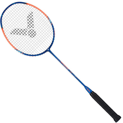Victor Thruster K 12 M Badminton Racket - Blue Orange