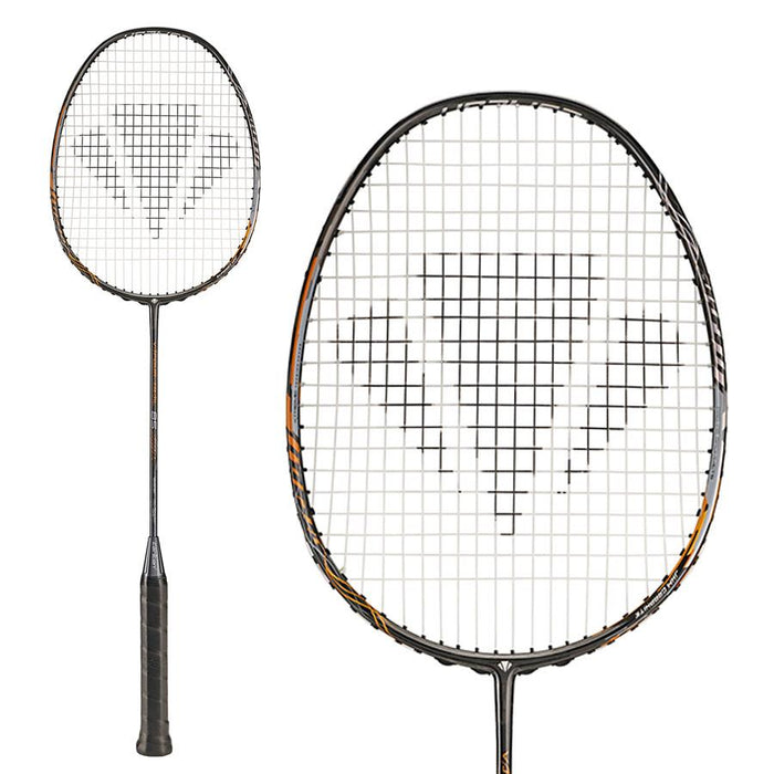 Carlton Vapour Trail 85 Sunstorm Badminton Racket - Grey Orange