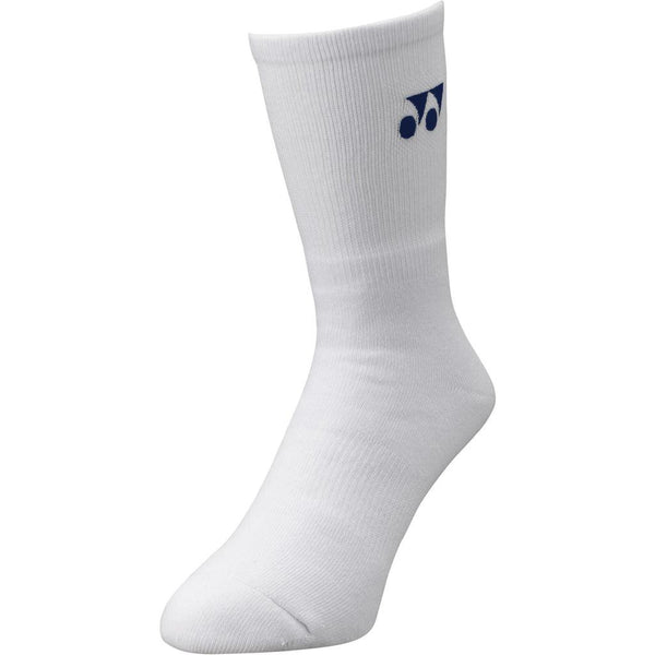 Yonex 19120YX 3D ERGO Crew White Badminton Socks - 1 pair
