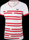 Victor Badminton Shirt Denmark Womens White 6618