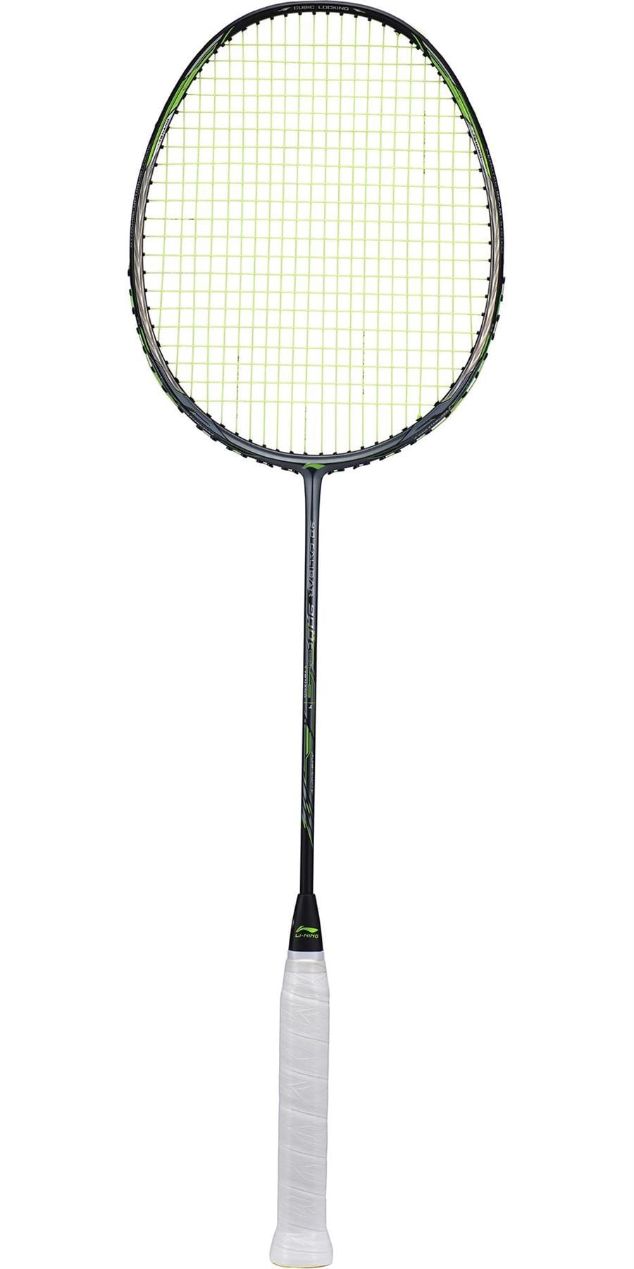 Li-Ning 3D Calibar 900 Combat Badminton Racket - Grey Green