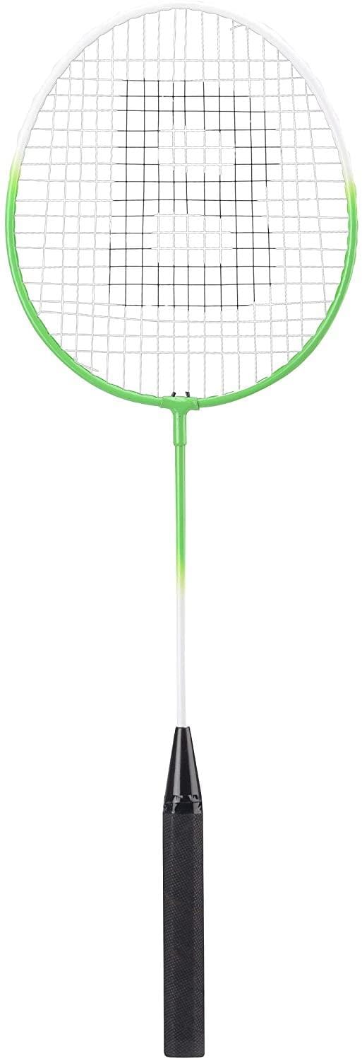 Baseline 4 Player Beginner Badminton Racket Set Red / Green