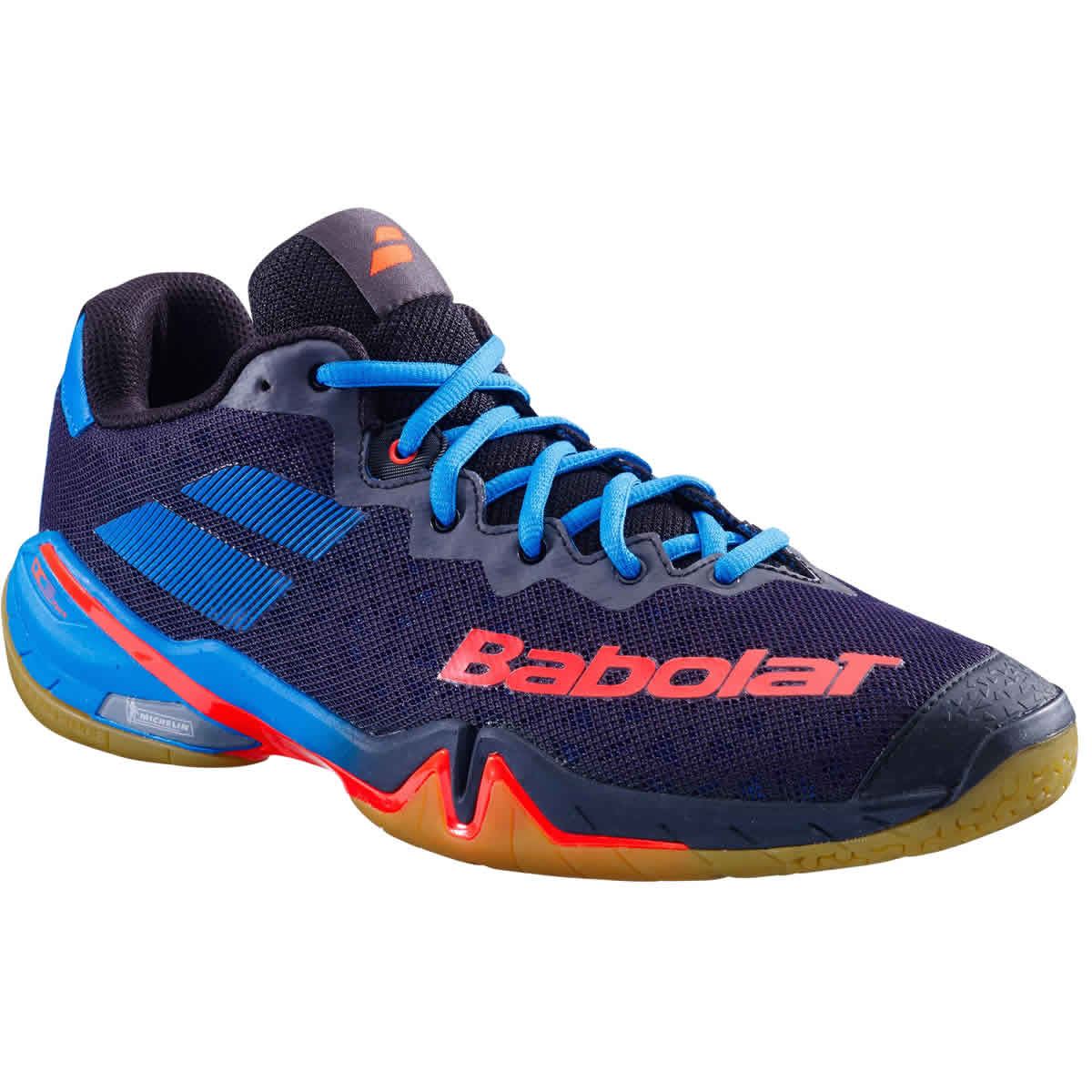 Babolat Shadow Tour Badminton Shoes - Black Blue