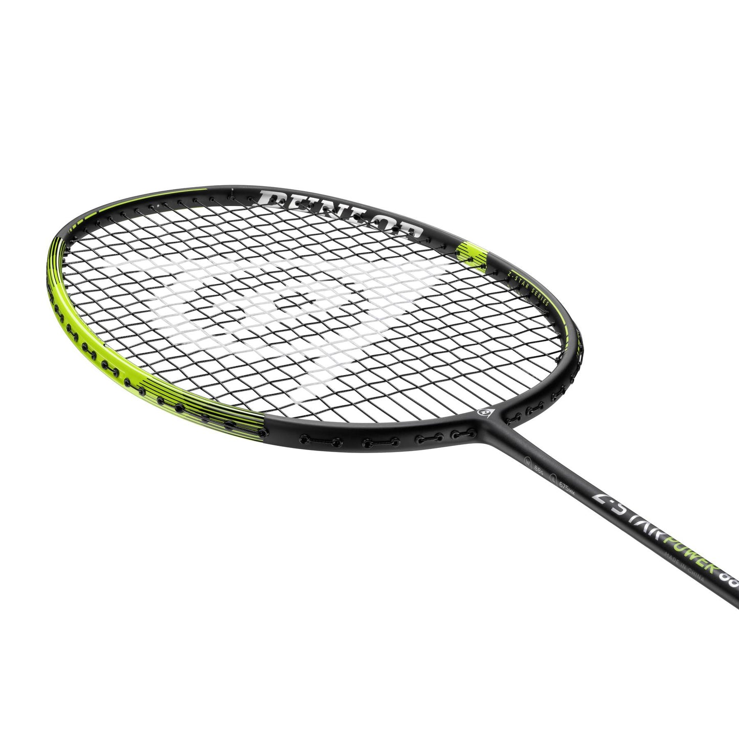 Dunlop Z-Star Power 88 Badminton Racket - Black / Green