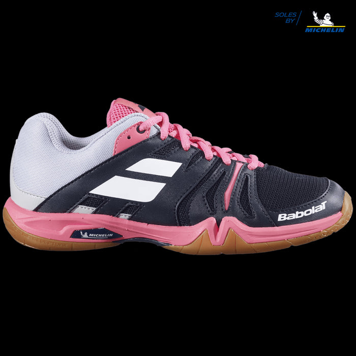 Babolat Shadow Team Badminton Shoes - Black Pink