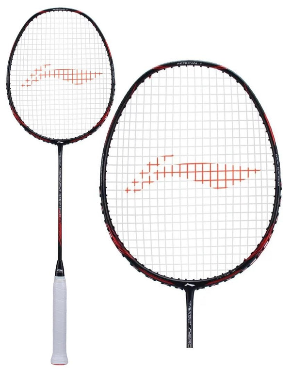 Li-Ning Aeronaut 4000 Combat Badminton Racket - Black / Red