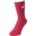 Yonex 19120YX 3D ERGO Crew Dark Red Badminton Socks - 1 Pair