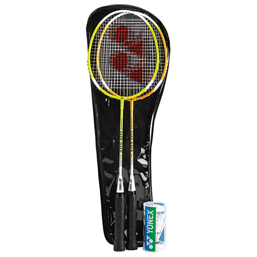 Yonex GR505 Badminton Racket Set - Orange Yellow
