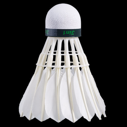Babolat Hybrid Badminton Feather Shuttles / Shuttlecocks - Set of 12