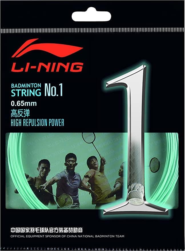 Cyan Li Ning Racket Li-Ning No.1 String Set (10m) - Cyan — Badminton HQ