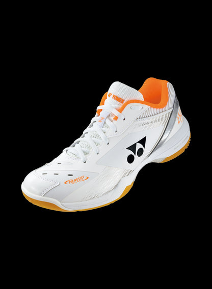 Yonex Power Cushion 65Z3 Wide Mens Badminton Shoes - White / Orange