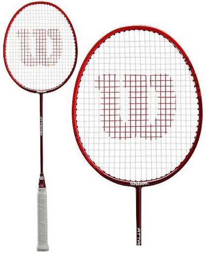 Wilson Attacker Beginner Badminton Racket - Red