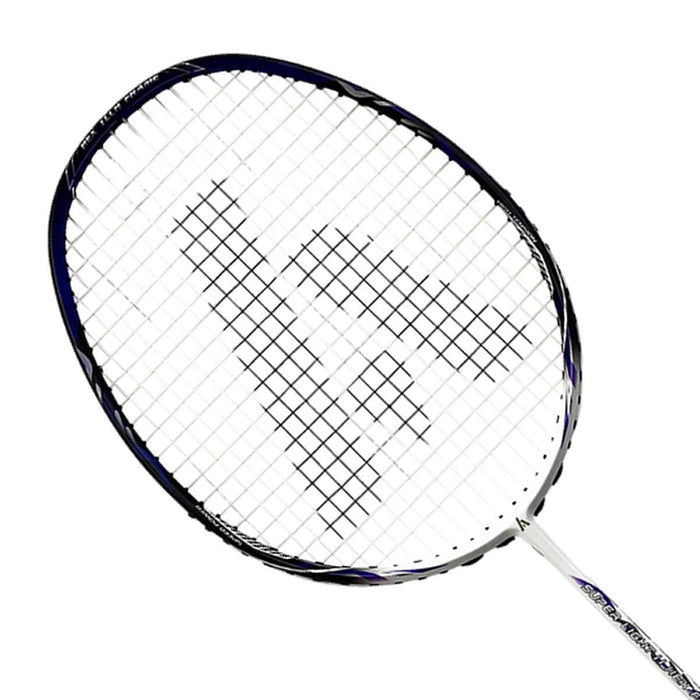 Ashaway Superlight 11 Hex Badminton Racket - White Blue