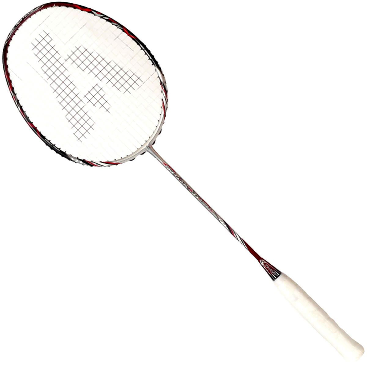 Ashaway Superlight 7 Hex Badminton Racket - Silver Red — Badminton HQ