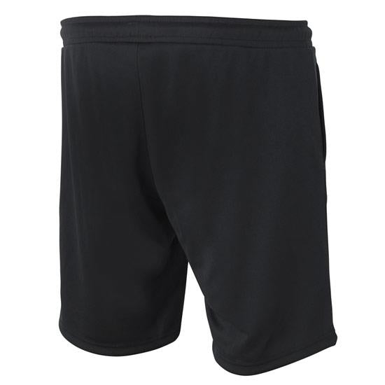 Here's a revised version of the sentence using the given product data:

The Yonex YS4000EX Black Junior Badminton Shorts are plain black athletic shorts, ideal for junior badminton players, depicted from the back. These knee-length shorts are made from sweat-absorbing polyester and feature an elastic waistband without any visible logos.