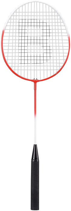 Baseline 4 Player Beginner Badminton Racket Set - Red / Green