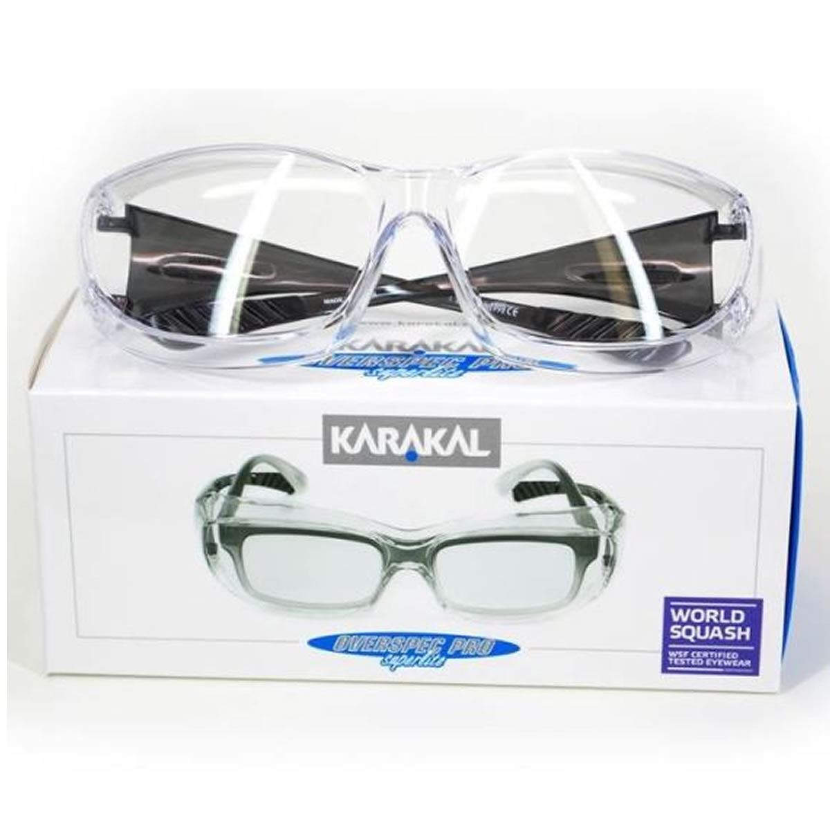 Karakal OverSpec Pro - Eye Protection Badminton Goggles for Glasses