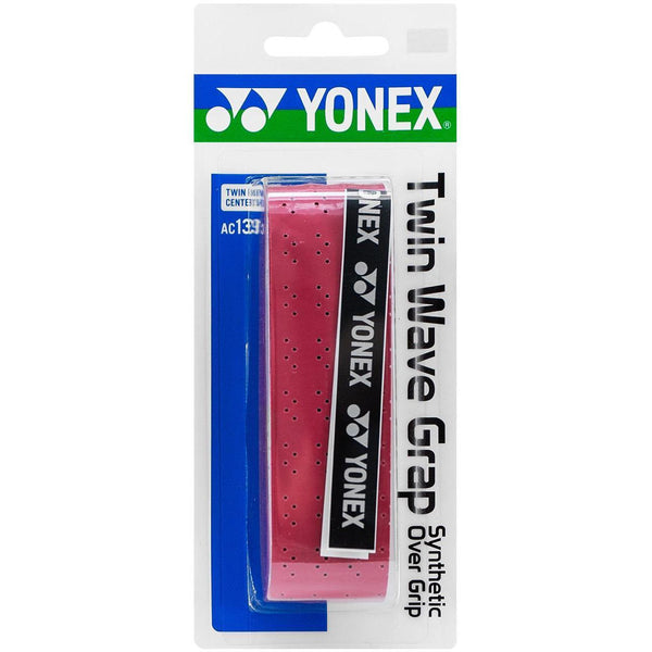 Yonex AC139EX Twin Wave Grap Badminton Overgrip - Red