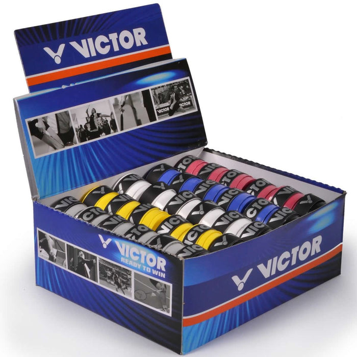 Victor Badminton Racket Overgrip Pro  - Box of 60 Assorted Colors