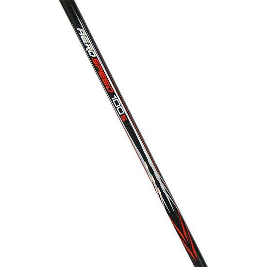 Carlton Aerospeed 100S Badminton Racket - Black / Red