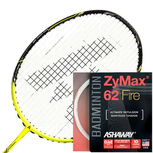 Ashaway Zymax 62 Fire Badminton String White  - 0.62MM - 10m Packet