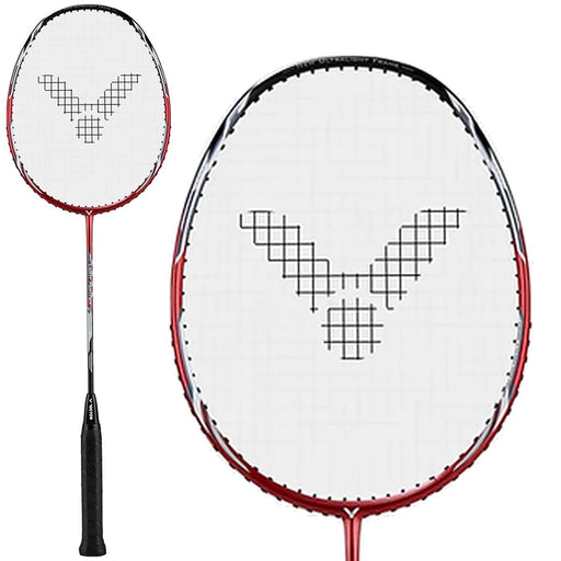 Victor Auraspeed Lightfighter 40 D Badminton Racket (Frame Only) - Red / Black