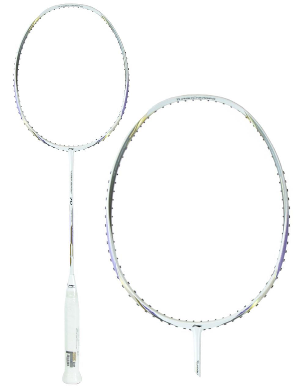 Li-Ning Turbo Charging 70 Drive Badminton Racket - White
