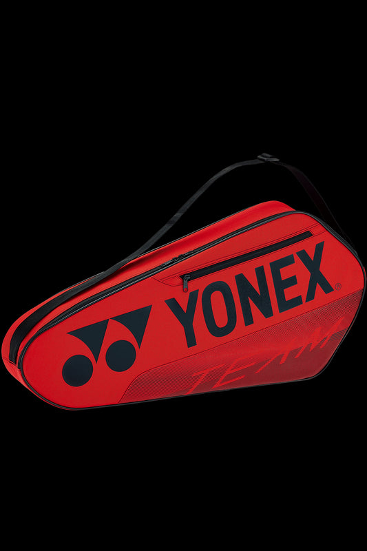 Yonex 42123EX Team 3 Piece Badminton Racket Bag - Red