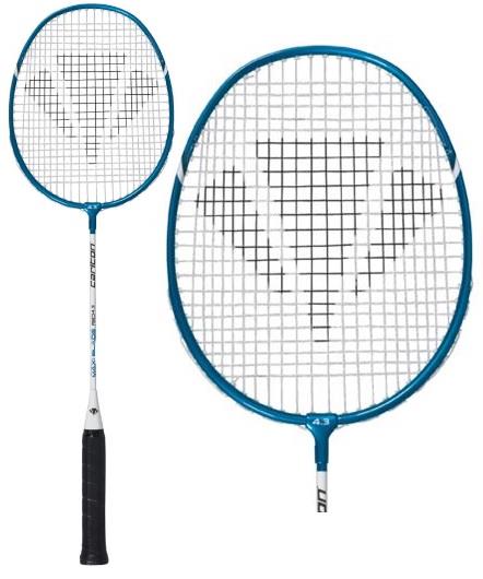 Carlton Maxi-Blade ISO 4.3 Junior Badminton Racket - White / Blue