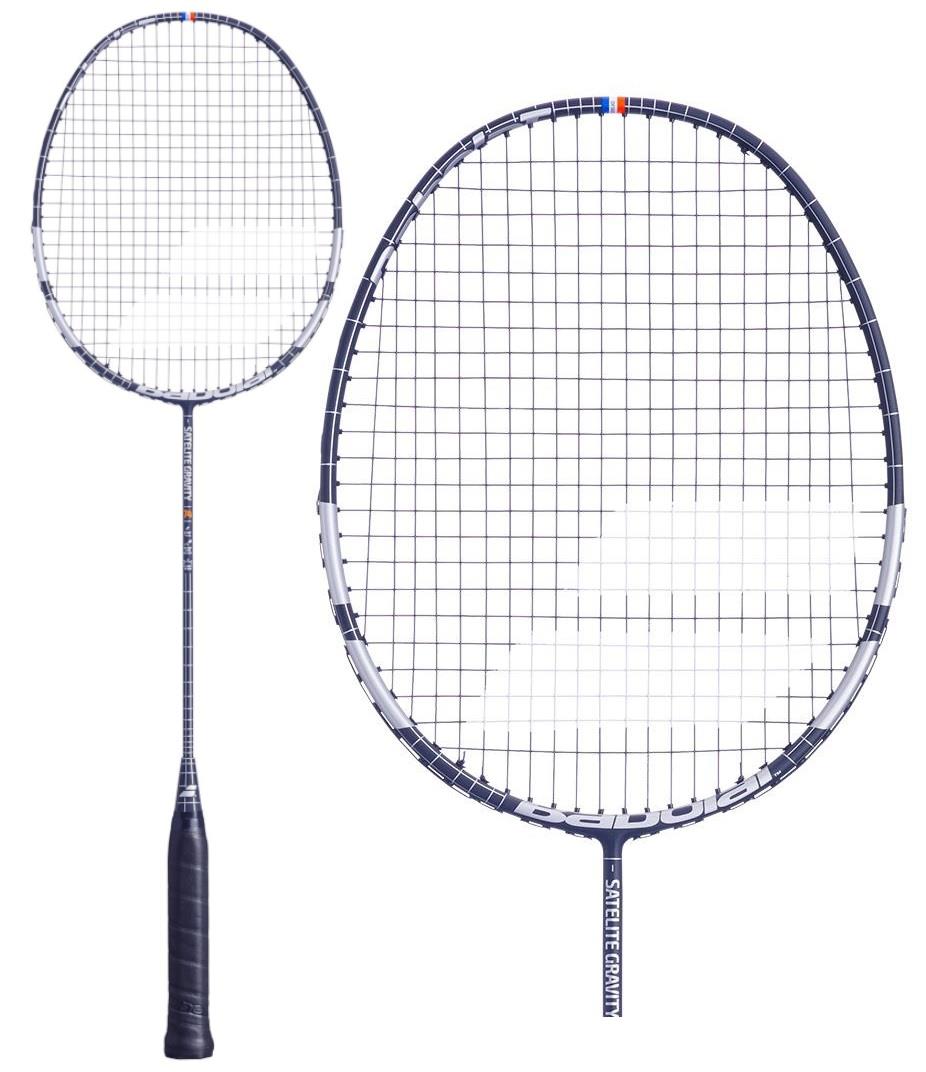 Babolat Satelite Gravity 74 LTD Badminton Racket Black Silver