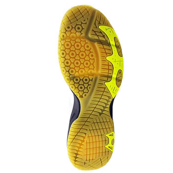 Ashaway Neo X5 Badminton Shoes - White / Fluo Yellow — Badminton HQ