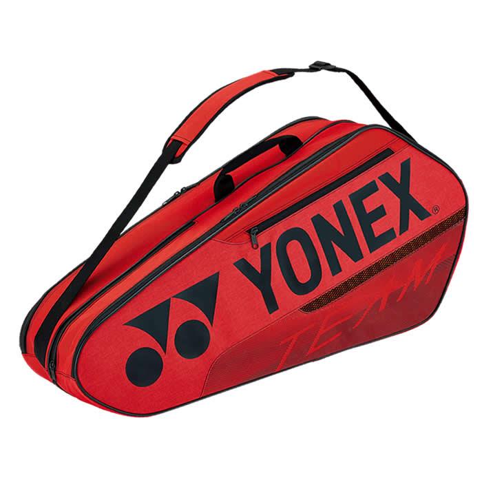 Yonex 42126EX Team 6 Piece Badminton Racket Bag - Red